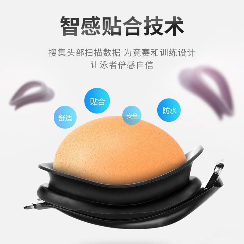 Source PC Anti-fog electroplated adult swimming goggles with stylish high-definition lenses and silicone colored swim glasses