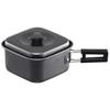 Skater Aluminum Square One Hand Pot Ramen Cooker 1.2L Outdoor Camping LiveL in Nature ANC1-A