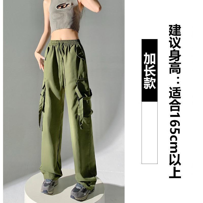 

Розовый комбинезон женский летний тонкий с высокой талией быстросохнущий с широкими штанинами карманом повседневные спортивные штаны женские XL