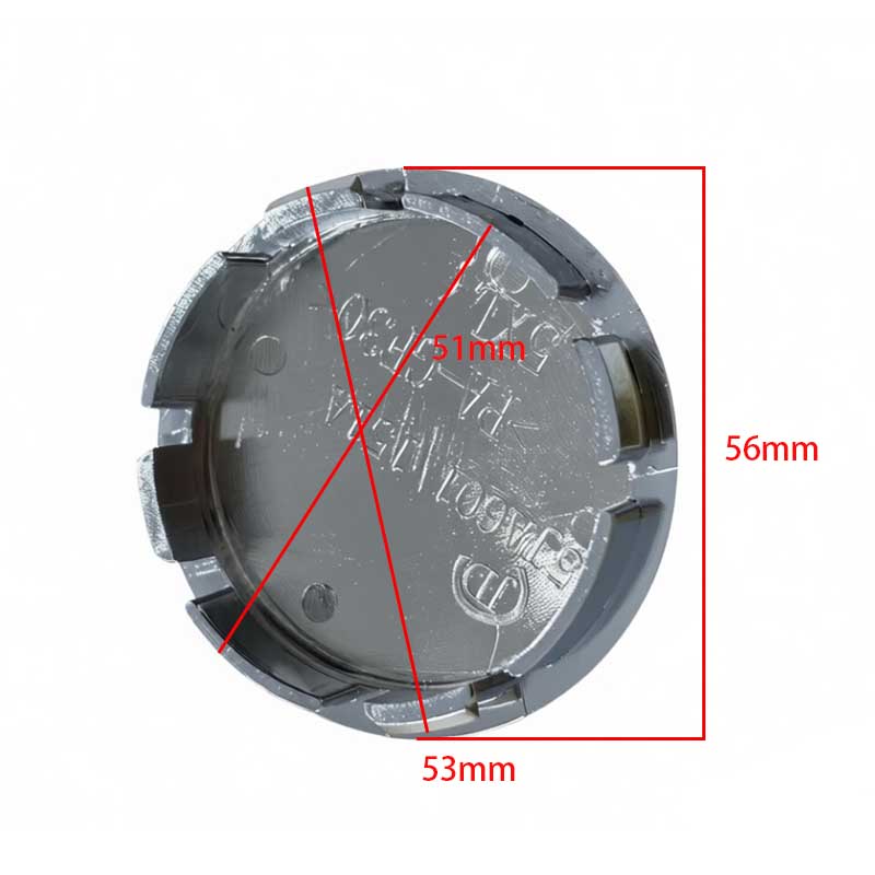 AAWA1 4Pcs Universal 56mm Car Wheel Center Cap - Durable Tyre Hub Cover Compatible Compatible for Vehicles High Quality Replacement