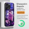 Zutomayo Anime Singer Pattern Design Phone Case For iPhone 17 16 15 14 13 12 11 Plus Pro Max  High-end Luxury Magsafe Sheepskin