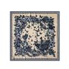 Summer ethnic style flower silk scarf women's neck small square scarf 61cm herringbone soft small scarf neck protection scarf
