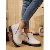Plus Size Casual Ankle Boots for Women Fall/Winter 2025 High-Top Casual Fashion Ankle Boots for Women