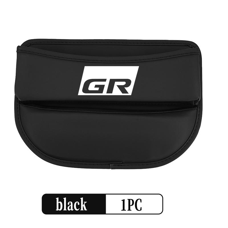 For Toyota Car Seat Organizer Leather Crevice Storage Box Auto Accessories GR MN Corolla Yaris Aygo Prius RAV4 Crown CHR Camry