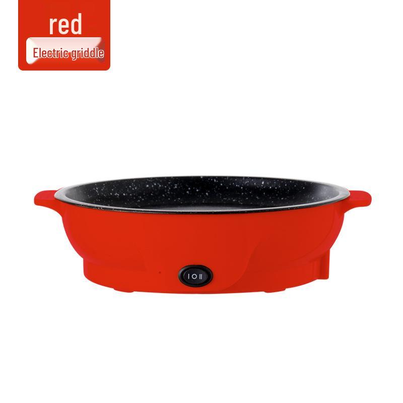 

Многофункциональная мини-электрическая духовка и сковорода-гриль с антипригарным покрытием для домашней кулинарии и барбекю 26 cm красный