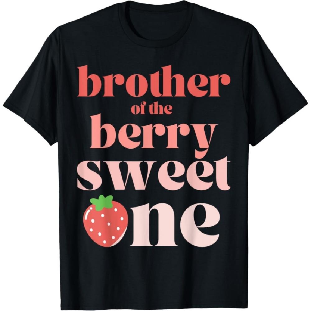 

Brother of the Berry Sweet One Strawberry T-Shirt XXXXXL чёрный