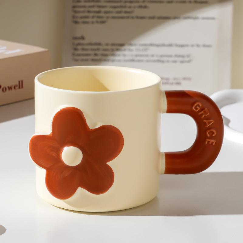 High Value Ins Ceramic Bowl Set Gift Box Household Bowl Utensils High Quality Sense Plate Bowl Combination Souvenir Mug