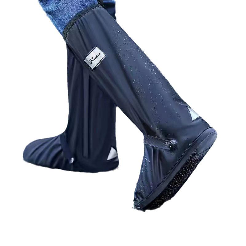 Men's & Women's Waterproof Non-Slip High-Top Overshoes: Sandproof, Snowproof, Wear-Resistant Boot Covers for Outdoor Cycling & Rainy Days