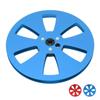 1/4 7 Inch Empty Tape Reel 3 Holes Aluminum Alloy Universal Fit Open Reel Sound Empty Takeup Reel fo