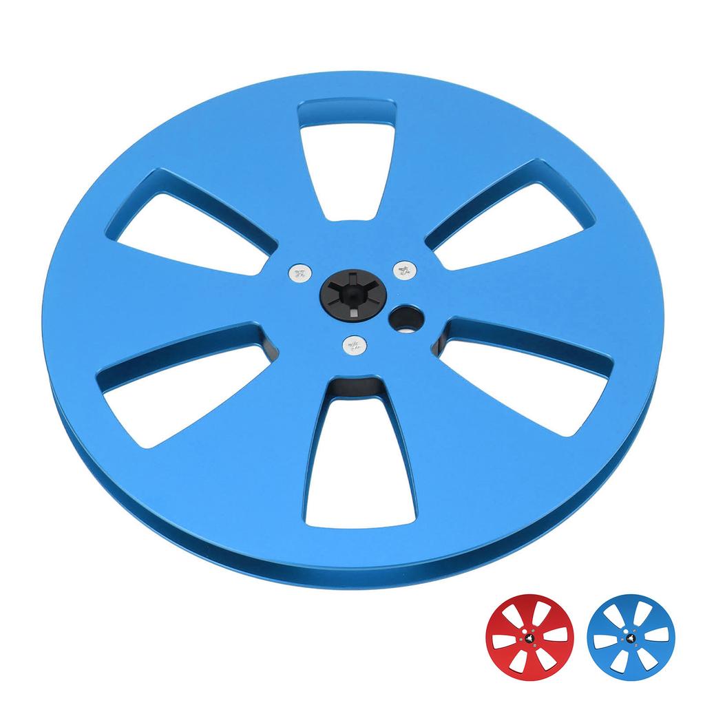 1/4 7 Inch Empty Tape Reel 3 Holes Aluminum Alloy Universal Fit Open Reel Sound Empty Takeup Reel fo