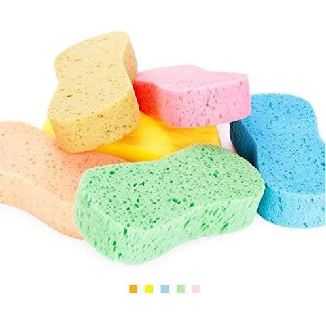Lantee Large Sponges - Car Cleaning Supplies - Big 10 Pcs High Foam Cleaning Washing Sponge Pad For Car, Household Cleaning And Water Games