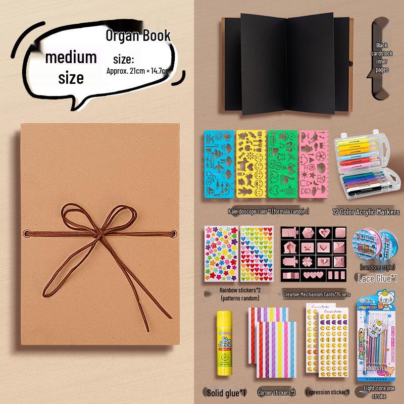Acrylic Creative Photo Album & Planner: Loose-Leaf Book, Gift for Birthday, Graduation, Memorial, Collage, and Artwork.