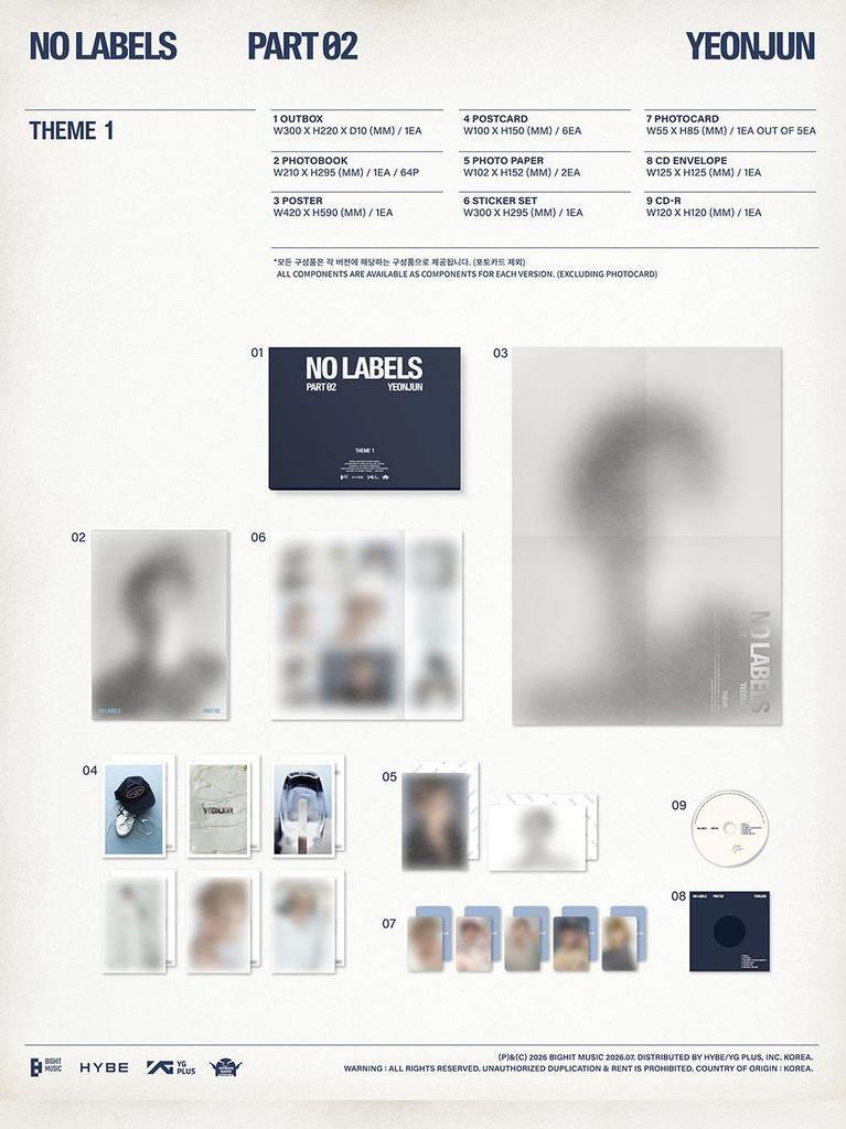(TXT) YEONJUN 2nd Mini Album - NO LABELS: PART 02