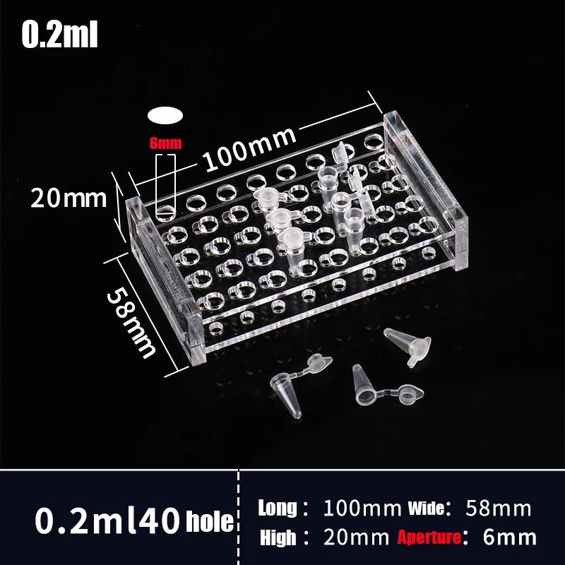 0,2 ml/0,5 ml/1,5 ml/2 ml/10 ml/15 ml/50 ml Reagenzglashalter Reagenzglasständer 40/40/24/24/18/10 Löcher Labor Schulbedarf