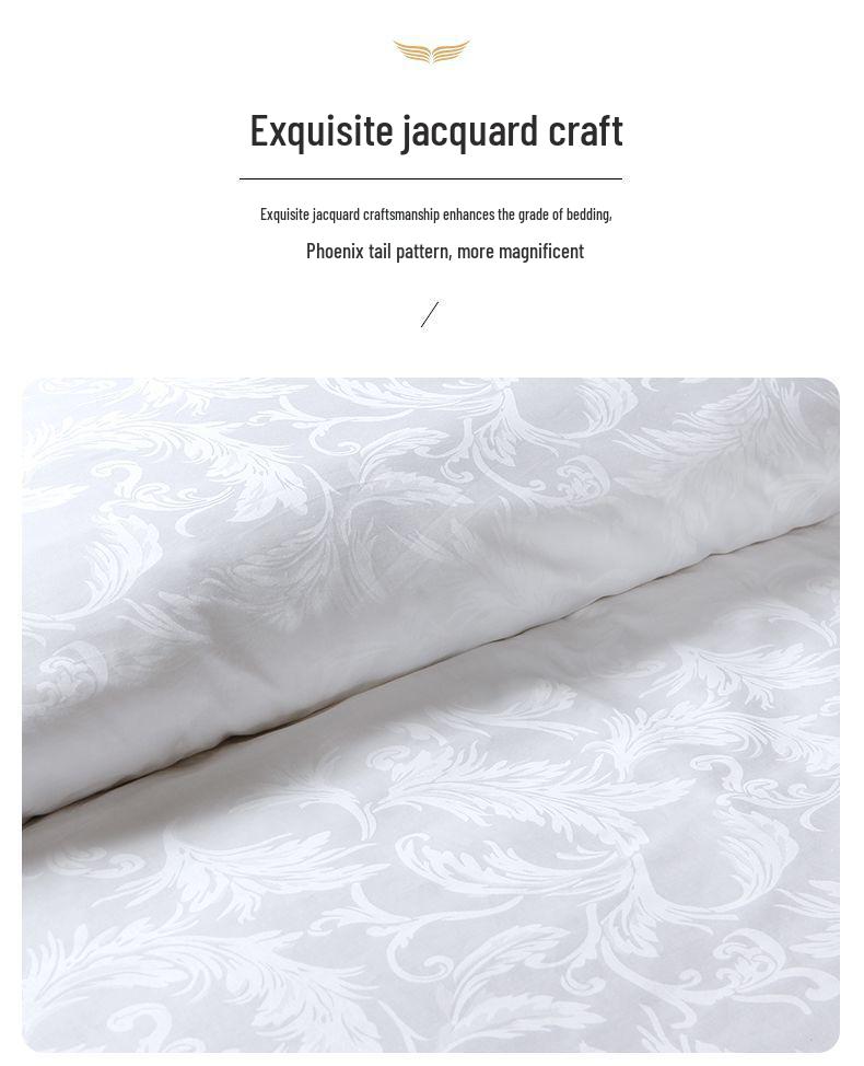 G5Z60 Pure Cotton Hotel Bedding Set - 3 or 4 Pieces (Duvet Cover, Bed Sheet, Fitted Sheet)