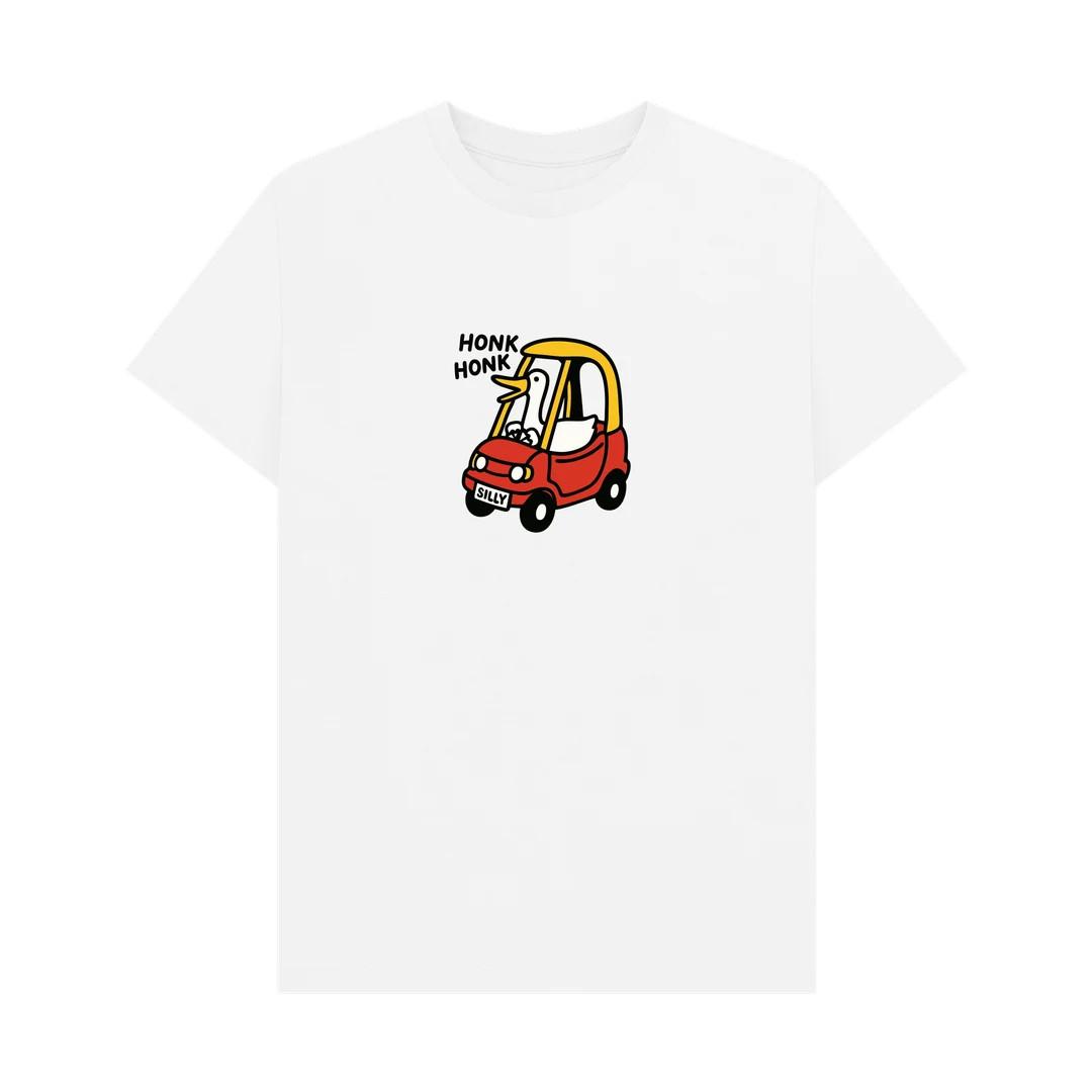 Honk Honk Duck T-Shirt S-4XL S разноцветный