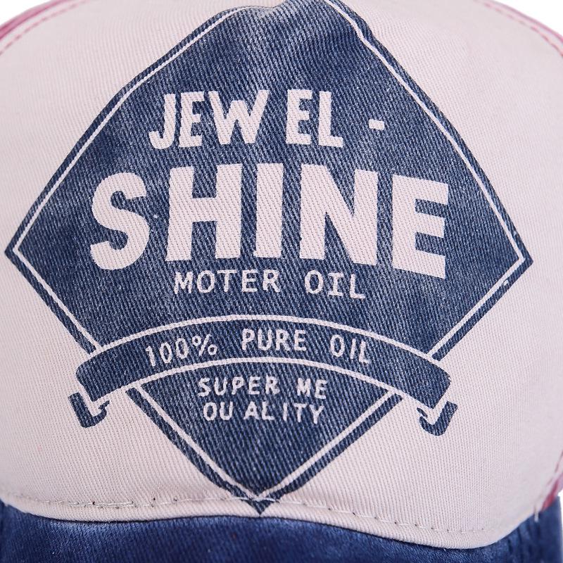 Unisexová letní baseballová čepice v korejském stylu - Barevný blok a ochrana proti slunci