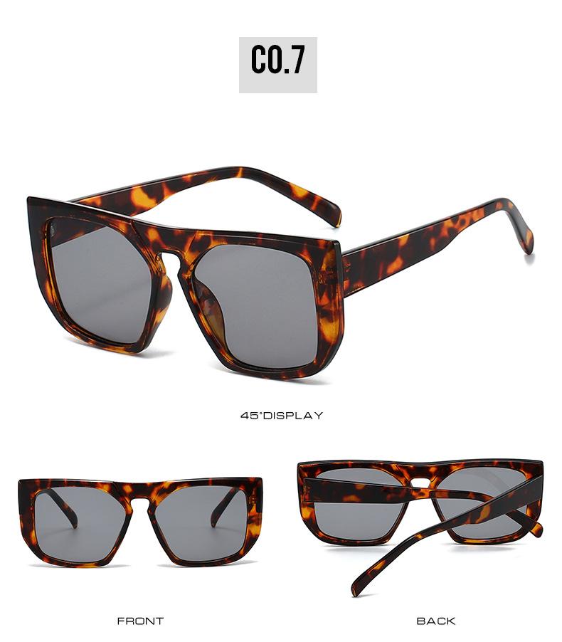 New Oversized Square Frame Women Sunglasses Fashion Brand Designer Trendy Men Sunglass Outdoor Driving Travel Eyeglasses Uv400