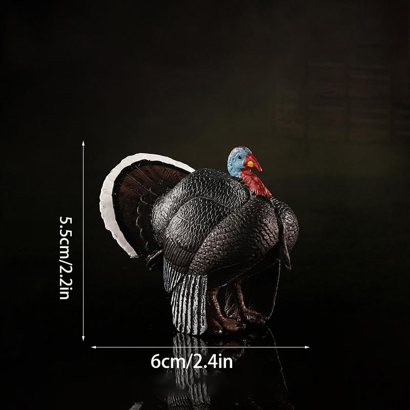 Realistic Animal Model Simulated Poultry Figurines Miniatures Mini Farm Dog Duck Cock Models Ornaments For Children Kids Gifts