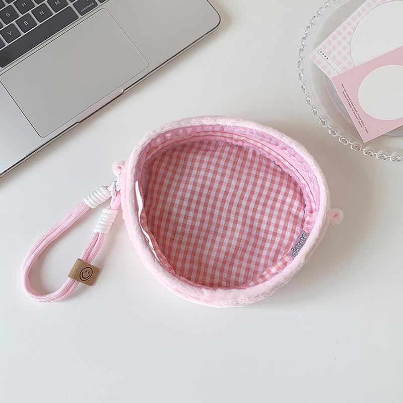 

INS Cartoon Fruits Doll Pouch Bag Pendant Cute Fashion Transparent Doll Bag PVC Doll Outdoor Display Bag Clear Plush Pouch