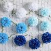 Tissue Paper Hanging Artificial Flowers 2.5m Artificial Flowers Garland  Birthday Party Decorations