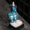 1pc, Body Art Ceramic Handicrafts Home Decorate Backflow Incense Burner Incense Censer (Without Incense)