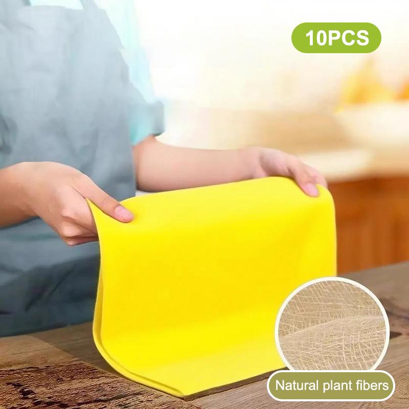 5/10 Kitchen Dishcloths, Reusable, Cleaning Cloths, Dishcloths, Towels, Pot And Pan Cleaning Mats, Kitchen Cleaning Brushes