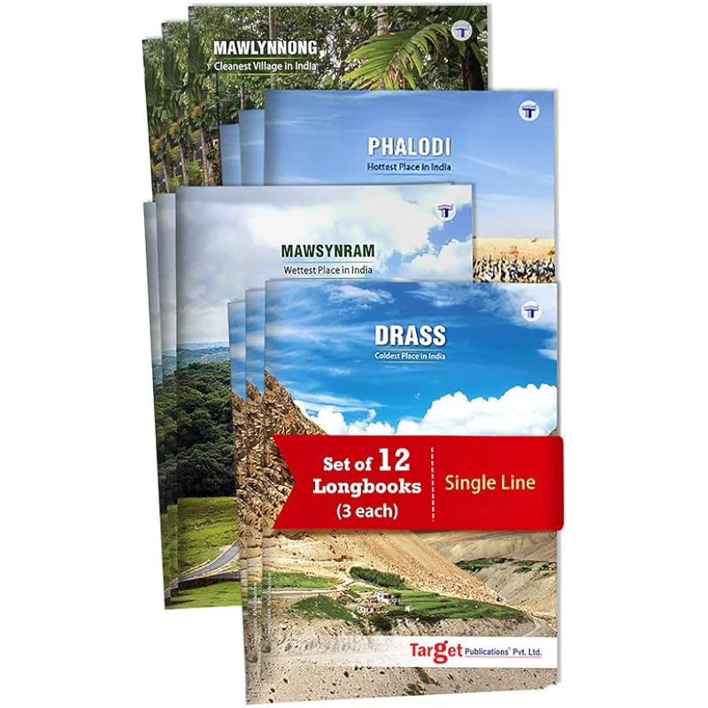 A4 Size Long Notebooks For Students | Single Line Ruled 140 Pages In Each | Soft Cover, 21 Cm X 29.7 Cm Approx | Gsm 57