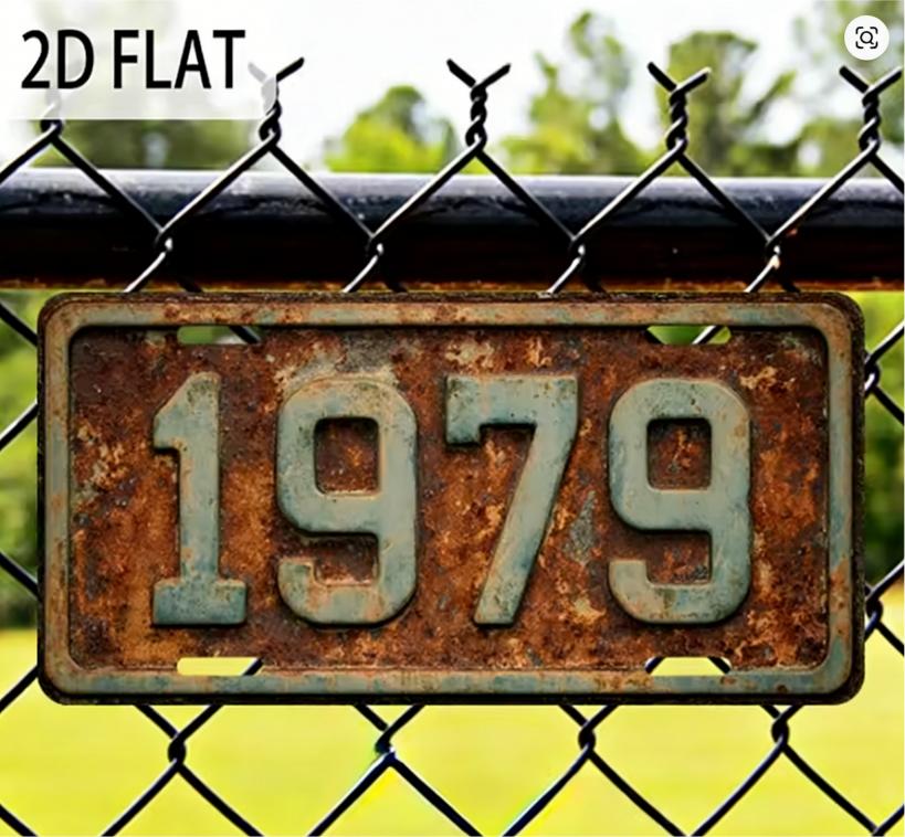 D Flat Retro  Aluminum Sign x Inches  Vintage Metal Wall Art xcm Durable Unique Holiday Car Gift Idea