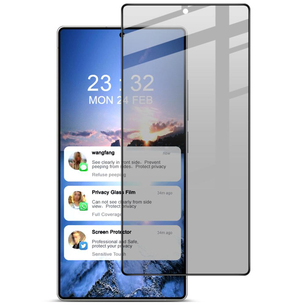 IMAK For Samsung Galaxy S25 Ultra Anti-Peep Tempered Glass Screen Protector Full Coverage