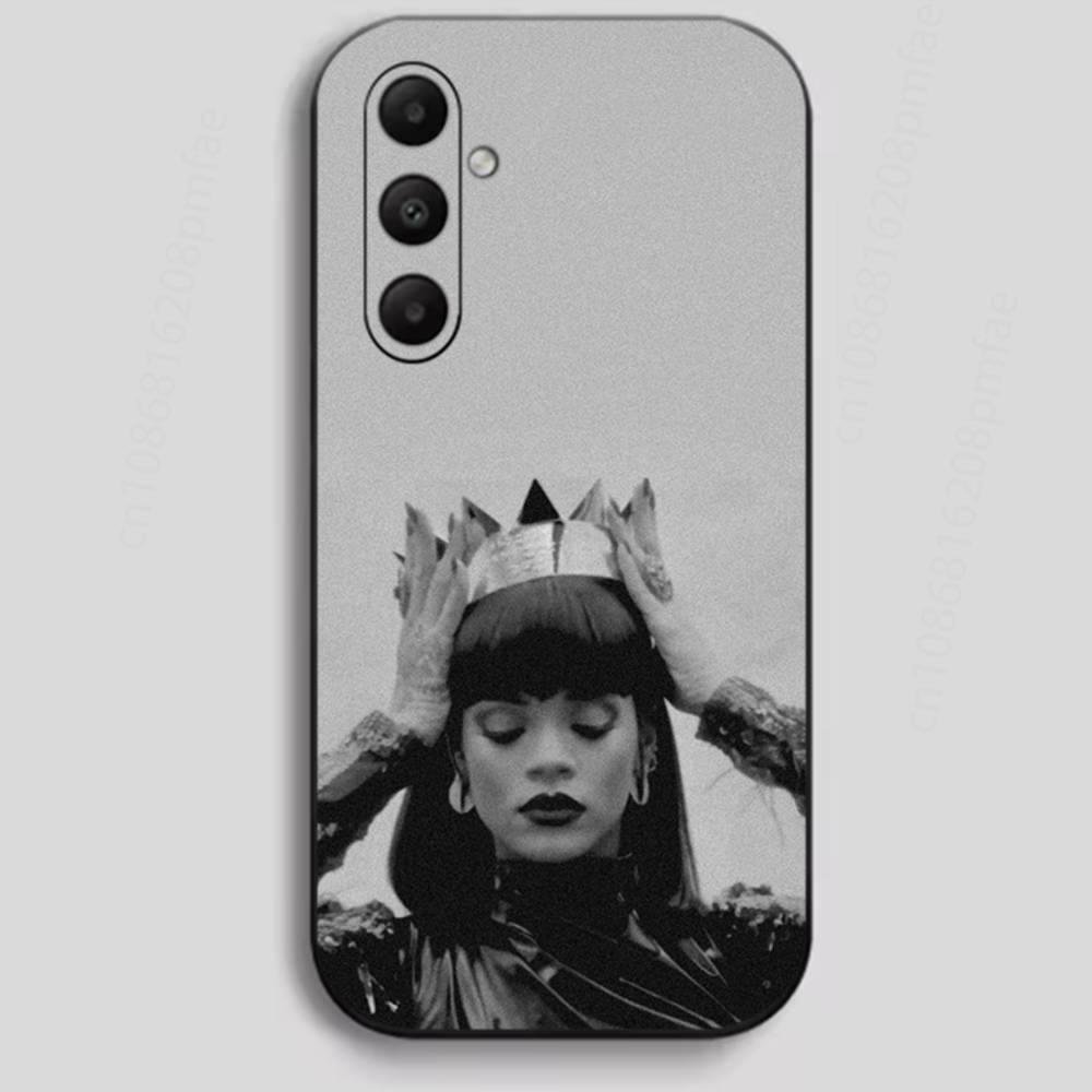 BADgalriri R-Robyn R-Rihanna Fenty Phone Case For Samsung Galaxy A13,21s,22,31,32,40,52,71,A91 Soft Black Shell