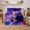 Rujinu Soft Warm Flannel Blankets Comfortable Blanket for Home Decoration Gifting