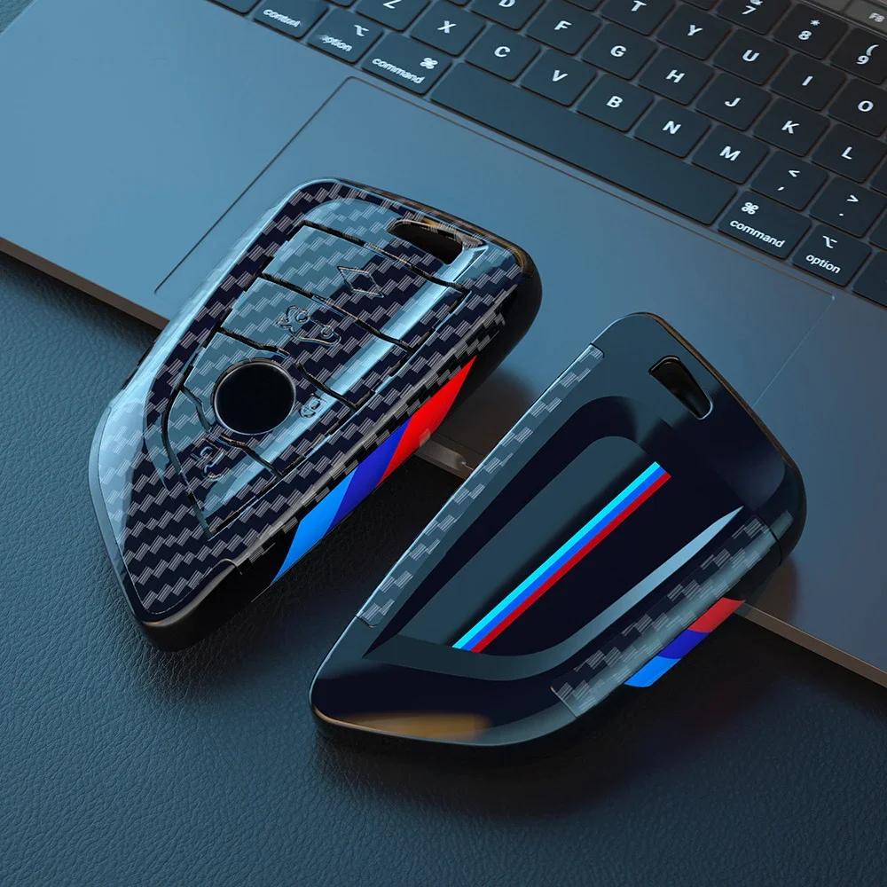 Hot 2025 Car Carbon Fibre Key Cover Case Shell For BMW X1 X3 X4 X5 F15 X6 F16 G30 7 Series G11 F48 F39 520 525 F30 118i 218i Acc