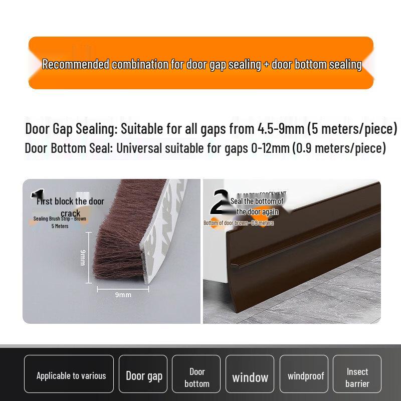 Rongyu Self-Adhesive Door & Window Brush Seal