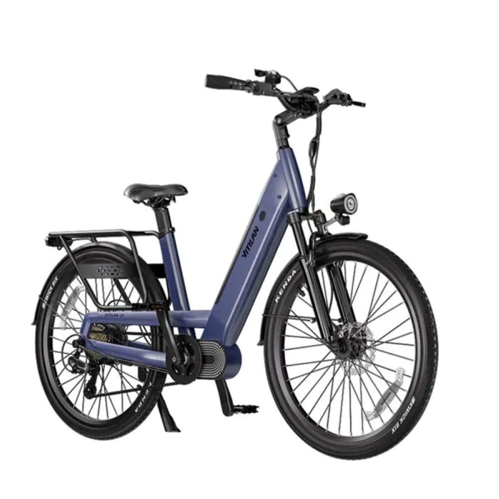 Electric bicycle VITILAN L5, 500W motor, 48V 15Ah battery, top speed 40 km/h, cruising range 100km, 26x 2.4-inch tires