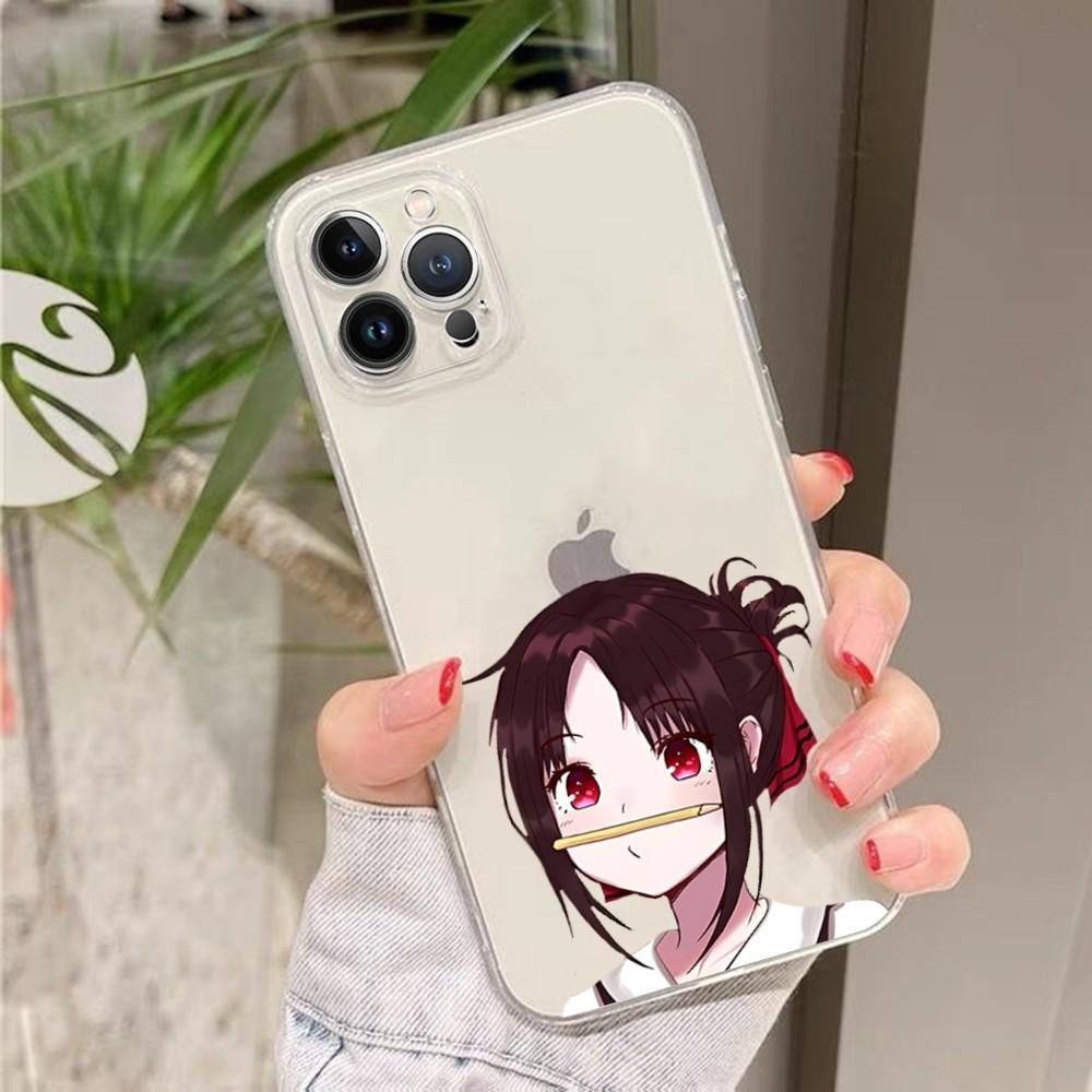 

Kaguya Sama Love is War Phone Case For iPhone 15 13 14 Pro Max XS XR 12 11 Pro 13 Mini 6 7 8 Plus Soft Clear Back Cover iPhone 15