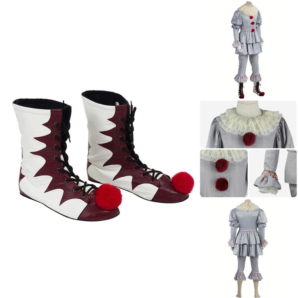 Stephen Kings Es Gruseliger Clown Joker Pennywise Cosplay Kostüm Halloween Outfits Perfekte Nähte Und Exquisite Verarbeitung