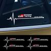 2Pcs PVC Car Side Window Stickers for S0 GR Gazoo Racing CAMRY Prado YARIS CHR RAV4 - Body Decals Vinyl Film Accessories JH0
