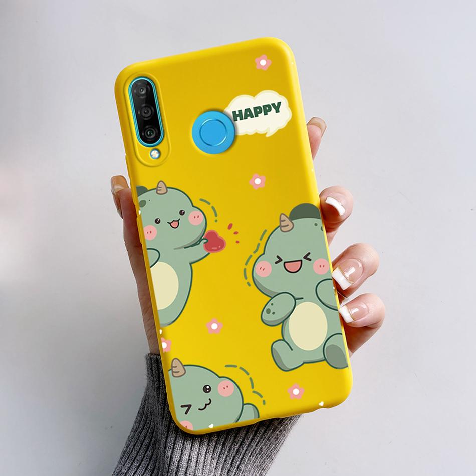 Für Huawei P30 Lite Hülle Niedlicher Bär Cartoon Frosch Weiche Matte Silikon Handyhüllen Für Huawei P30 P30Lite P30Pro P 30 Lite Pro Cover