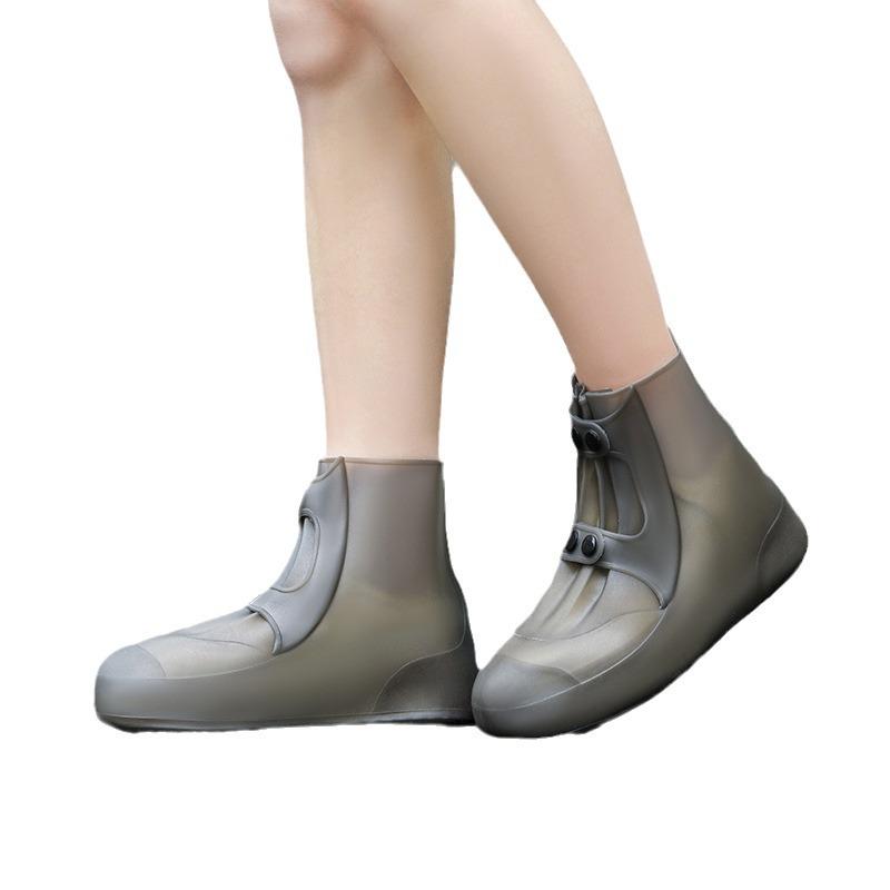 Waterproof Adult Shoe Covers for Men and Women - Wear-Resistant, Rainproof, Snowproof, Thickened PVC for Outdoor Use on Rainy Days