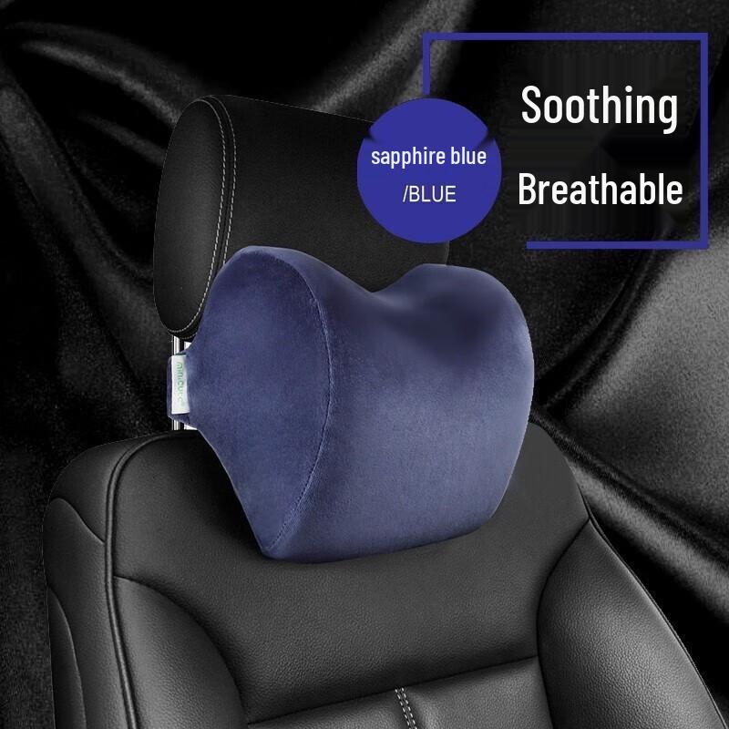 Miqiao Memory Foam Car Seat Headrest Pillow