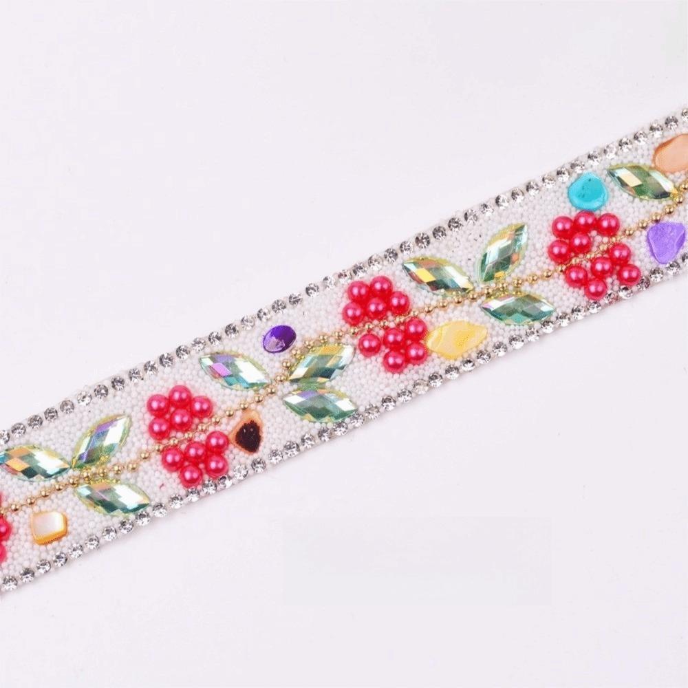 DIY Rhinestone Trim Self Adhesive Resin Rhinestone Rhinestone Chain  Apparel Decoration