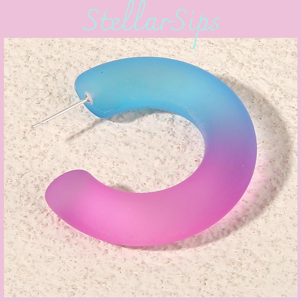 Acrylic Geometric Earrings For Women Wearable Stylish 2021 Summer Gift For Celebrations And Events