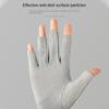 1 pair Women Cycling Equipment Thin Outdoor Driving Mitten Sun Protection Gloves Sunscreen Gloves