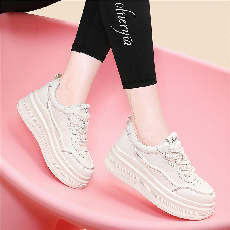 

Fashion Versatile New Versatile Casual Thicksole Increase Korean Edition Fashion Comfortable Trend Board Shoes Women s Sports 40