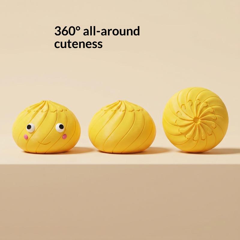 Spiral Bun Fidget Toy Eco Friendly Pla Material Twistable Design For Stress Relief Home Office Play For Kids Adults