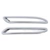 2PCS Rear Fog Light Trim Cover Left Right Decorative Frame Replacement for Benz A‑Class W177 V177 Sedan 2018 and Up