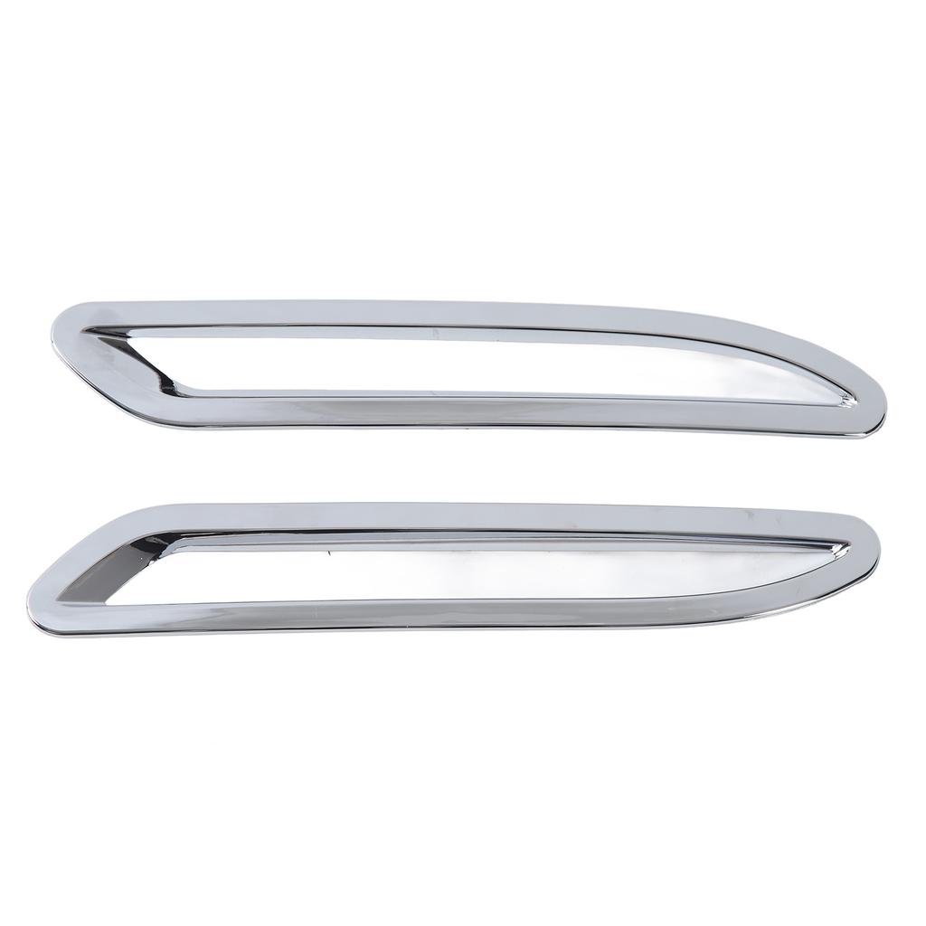 2PCS Rear Fog Light Trim Cover Left Right Decorative Frame Replacement for Benz A‑Class W177 V177 Sedan 2018 and Up