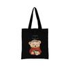 Women Shopping Bag All-match Bear Series Handbag Foldable Reusable Cloth Shopper Harajuku Style Bag Student Canvas Tote Bag