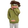 Kids' Long Sleeve Funny Green Graphic T-Shirt for Daily Wear